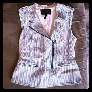 Summer Sale! 🎉 Blue and cream pinstriped vest.